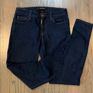 J brand skinny jeans - dark blue, size 26